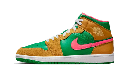 Air Jordan 1 Mid Wheat Watermelon