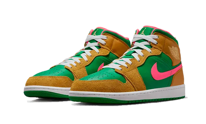 Air Jordan 1 Mid Wheat Watermelon