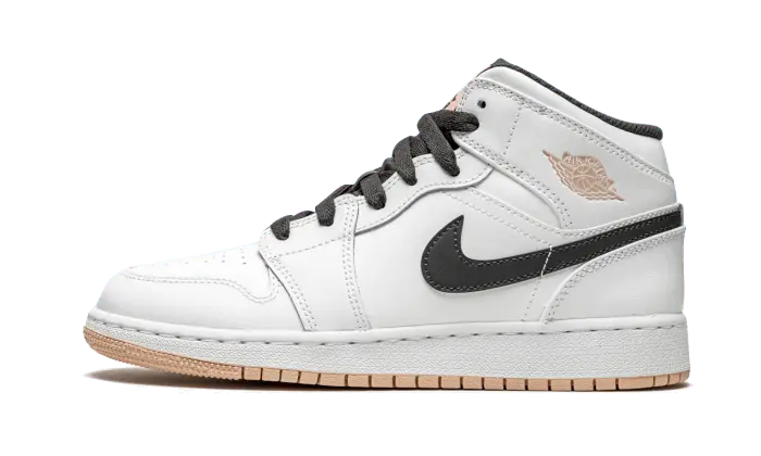 Air Jordan 1 Mid White Arctic Orange - 554725-180