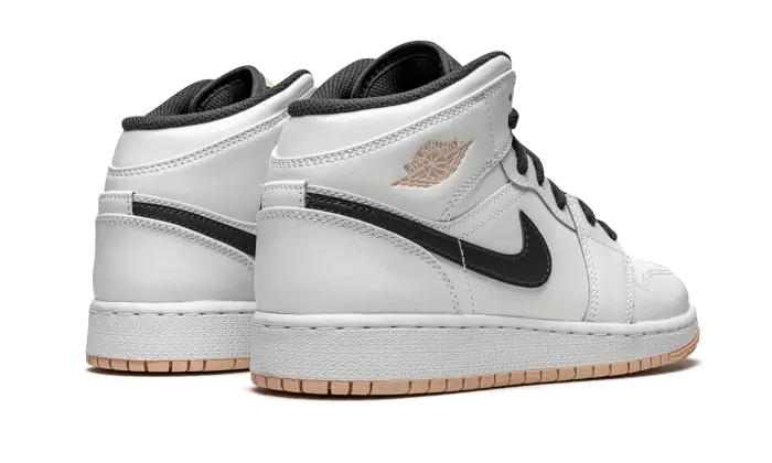 Air Jordan 1 Mid White Arctic Orange - 554725-180