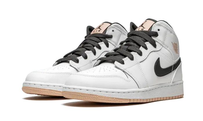 Air Jordan 1 Mid White Arctic Orange - 554725-180