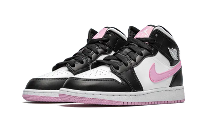 Air Jordan 1 Mid White Black Light Arctic Pink - 555112-103