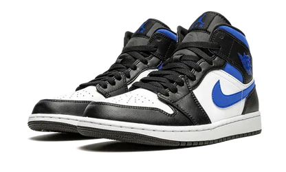 Air Jordan 1 Mid White Black Royal - 554724-140