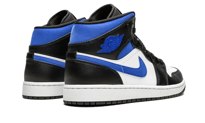 Air Jordan 1 Mid White Black Royal - 554724-140