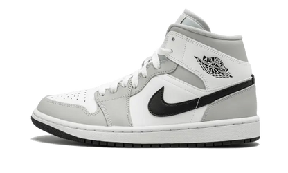 Air Jordan 1 Mid White Light Smoke Grey - BQ6472-015