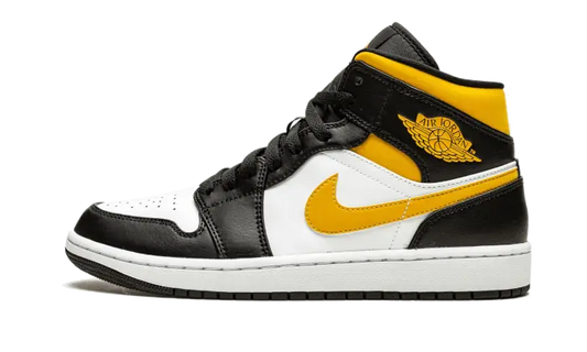 Air Jordan 1 Mid White Pollen Black - 554725-177