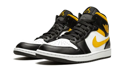 Air Jordan 1 Mid White Pollen Black - 554725-177