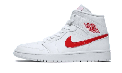 Air Jordan 1 Mid White University Red - MTHOR SHOP