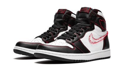 Air Jordan 1 Retro High Defiant White Black Gym Red - CD6579-071