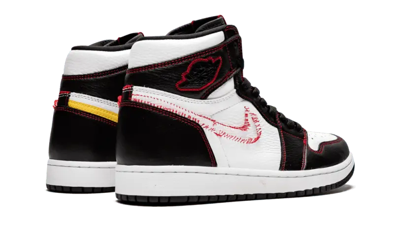 Jordan 1 high og defiant white black best sale