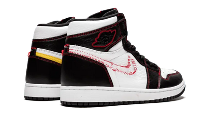 Air Jordan 1 Retro High Defiant White Black Gym Red - CD6579-071