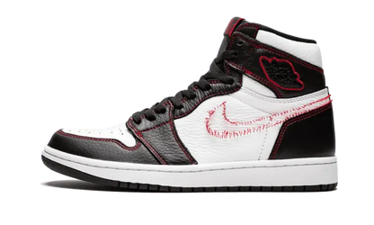 Air Jordan 1 Retro High Defiant White Black Gym Red - CD6579-071