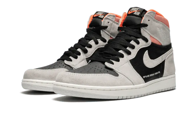 Air Jordan 1 Retro High Neutral Grey Hyper Crimson