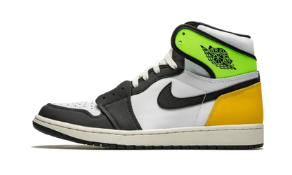 Air Jordan 1 Retro High White Black Volt University Gold 