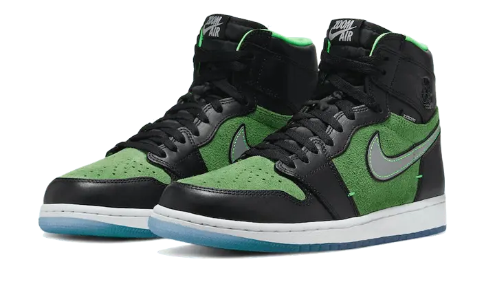 Air Jordan 1 Retro High Zoom Black Green - CK6637-300