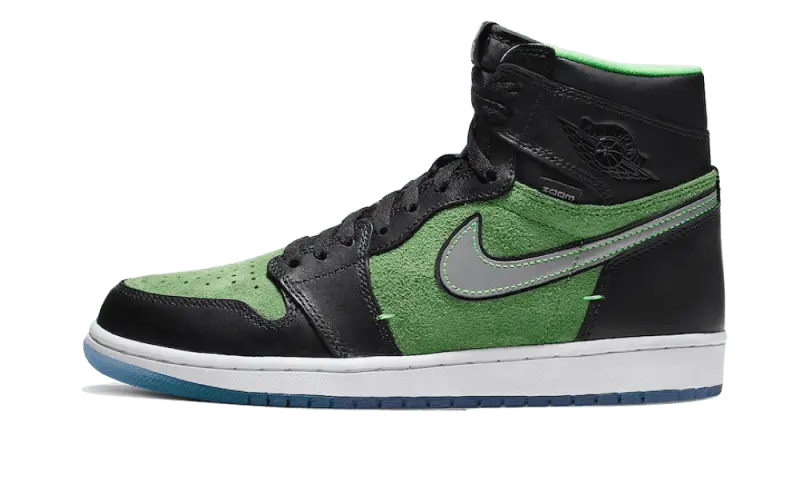 Air Jordan 1 Retro High Zoom Black Green - CK6637-300