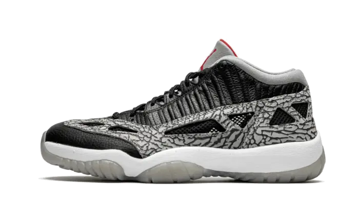 Air Jordan 11 Retro Low IE Black Cement - 919712-006