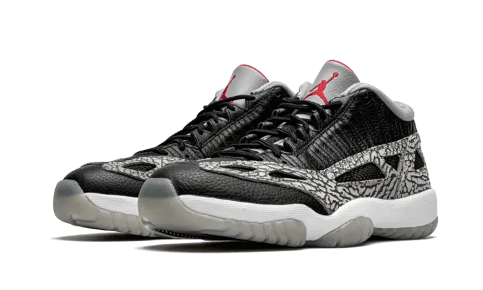 Air Jordan 11 Retro Low IE Black Cement - 919712-006