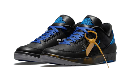 Air Jordan 2 Retro Low SP Off-White Black Blue - DJ4375-004