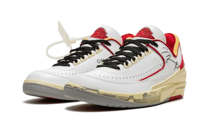 Air Jordan 2 Retro Low SP Off-White White Red - DJ4375-106A