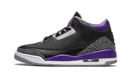 Air Jordan 3 Retro Black Court Purple - CT8532-050