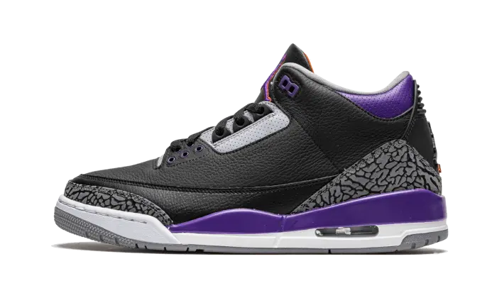 Air Jordan 3 Retro Black Court Purple - CT8532-050