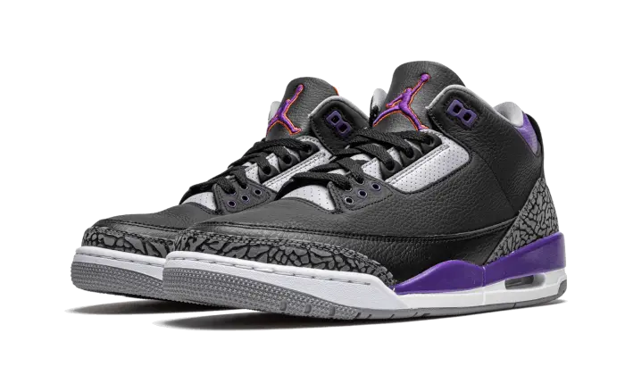 Air Jordan 3 Retro Black Court Purple - CT8532-050