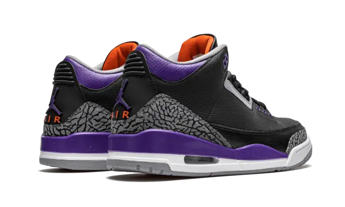 Air Jordan 3 Retro Black Court Purple - CT8532-050