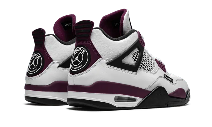 Air Jordan 4 PSG Neutral Grey Bordeaux - CZ5624-100