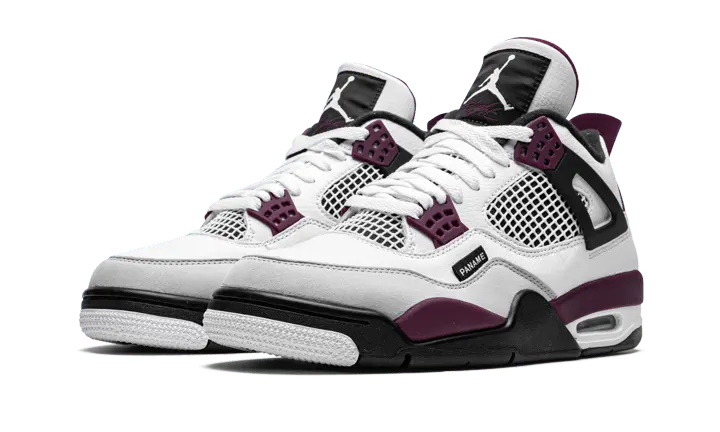 Air Jordan 4 PSG Neutral Grey Bordeaux - CZ5624-100