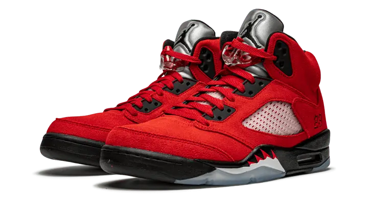 Jordan retro 5 noir et outlet rouge
