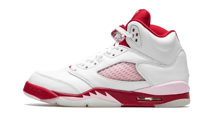 Air Jordan 5 Retro White Pink Red - 440892-106