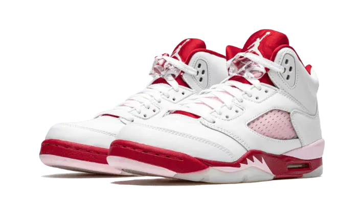 Air Jordan 5 Retro White Pink Red - 440892-106