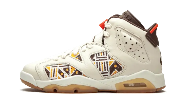 Air Jordan 6 Retro Quai 54 Sail Brown (2020) - CZ6506-100