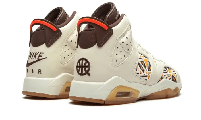 Air Jordan 6 Retro Quai 54 Sail Brown (2020) - CZ6506-100