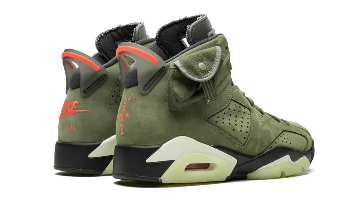 Air Jordan 6 Travis Scott Medium Olive - CN1084-200