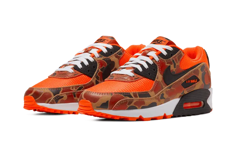 Nike Air Max 90 Orange Duck Camo - CW4039-800