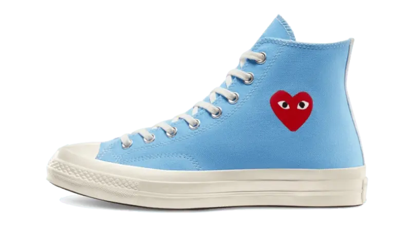 Chuck Taylor All-Star 70s Hi Comme des Garcons Play Bright Blue - 168300C