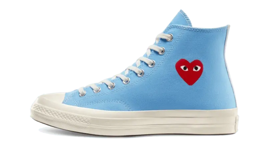 Chuck Taylor All-Star 70s Hi Comme des Garcons Play Bright Blue - 168300C