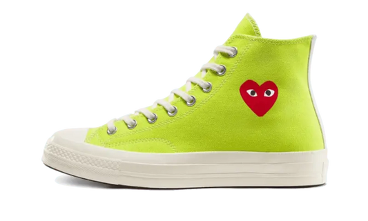 Chuck Taylor All-Star 70s Hi Comme des Garcons Play Bright Green - 168299C