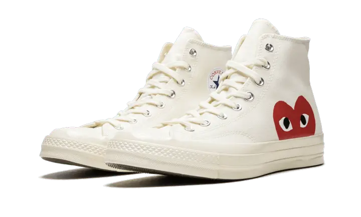 Converse Chuck Taylor All-Star 70s Hi Comme des Garcons PLAY White - 150204C