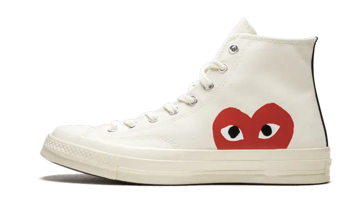 Converse Chuck Taylor All-Star 70s Hi Comme des Garcons PLAY White - 150204C