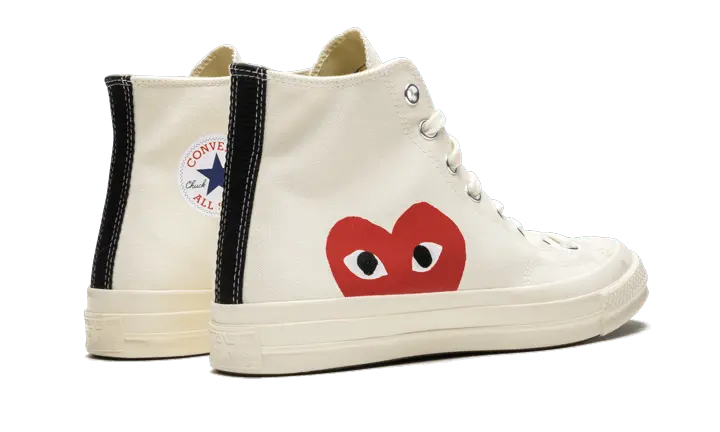 Converse Chuck Taylor All-Star 70s Hi Comme des Garcons PLAY White - 150204C