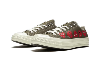 Converse Chuck Taylor All-Star 70s Ox Comme des Garçons Multi Heart Green - 162976C