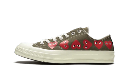 Converse Chuck Taylor All-Star 70s Ox Comme des Garçons Multi Heart Green - 162976C