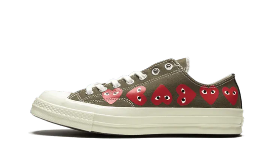 Converse Chuck Taylor All-Star 70s Ox Comme des Garçons Multi Heart Green - 162976C