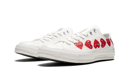 Converse Chuck Taylor All-Star 70s Ox Comme des Garçons Play Multi-Heart White - 162975C