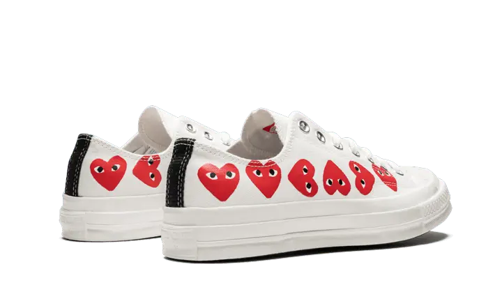 Converse Chuck Taylor All-Star 70s Ox Comme des Garçons Play Multi-Heart White - 162975C