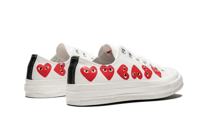 Converse Chuck Taylor All-Star 70s Ox Comme des Garçons Play Multi-Heart White - 162975C