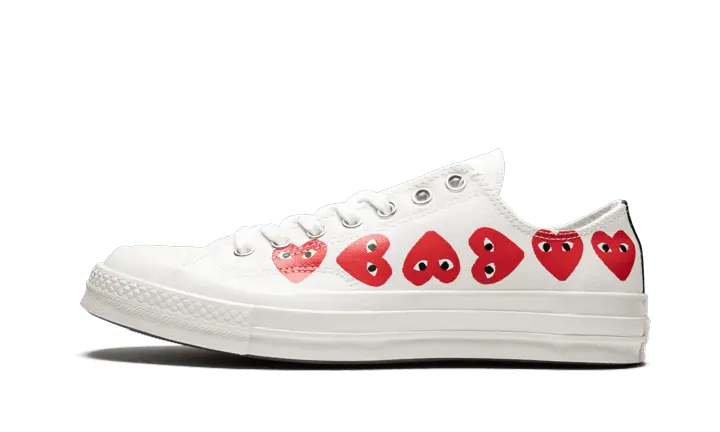 Converse Chuck Taylor All-Star 70s Ox Comme des Garçons Play Multi-Heart White - 162975C